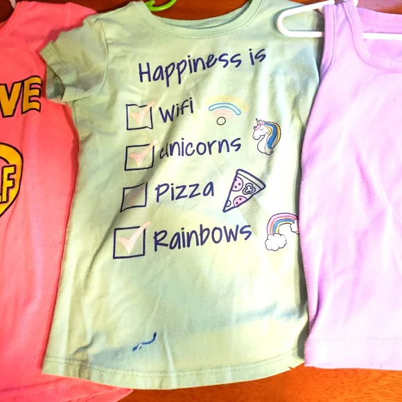 4 Children's t-shirts - Picture 4 of 6